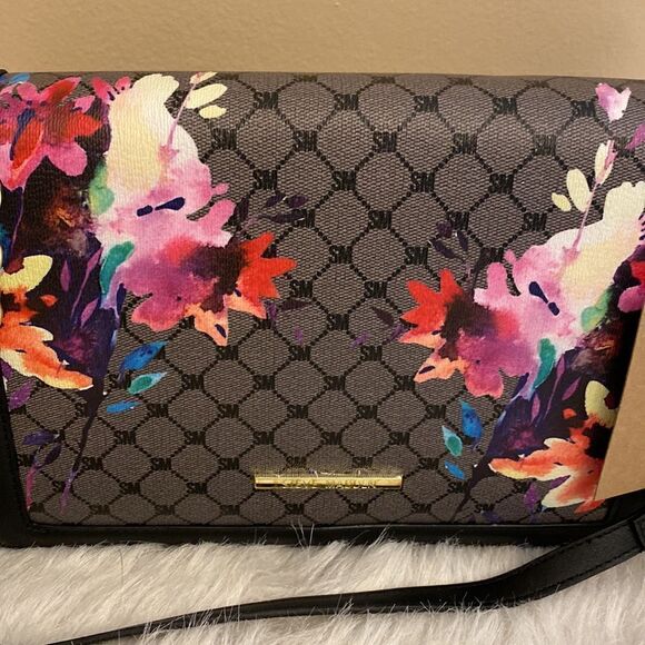 NWT Steve Madden Floral Blossom Crossbody Shoulder Bag - Multi-Color - Picture 5 of 16